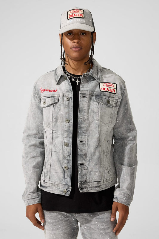 LOCAL DEALER TRUCKER JACKET (CEMENT WASH)