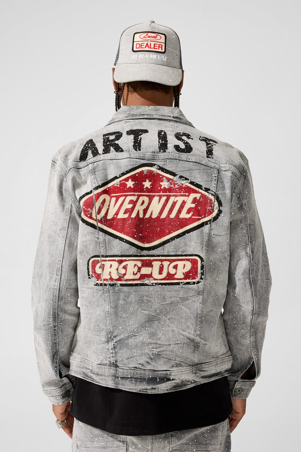 LOCAL DEALER TRUCKER JACKET (CEMENT WASH)