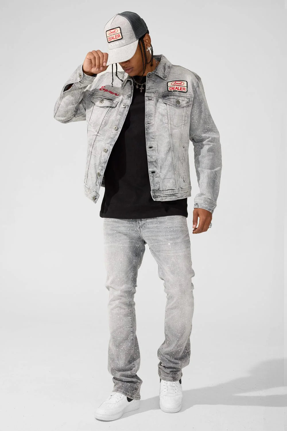LOCAL DEALER TRUCKER JACKET (CEMENT WASH)