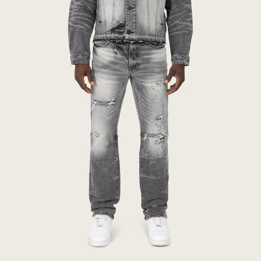 HEAVY WHISKER EFFECT JEANS