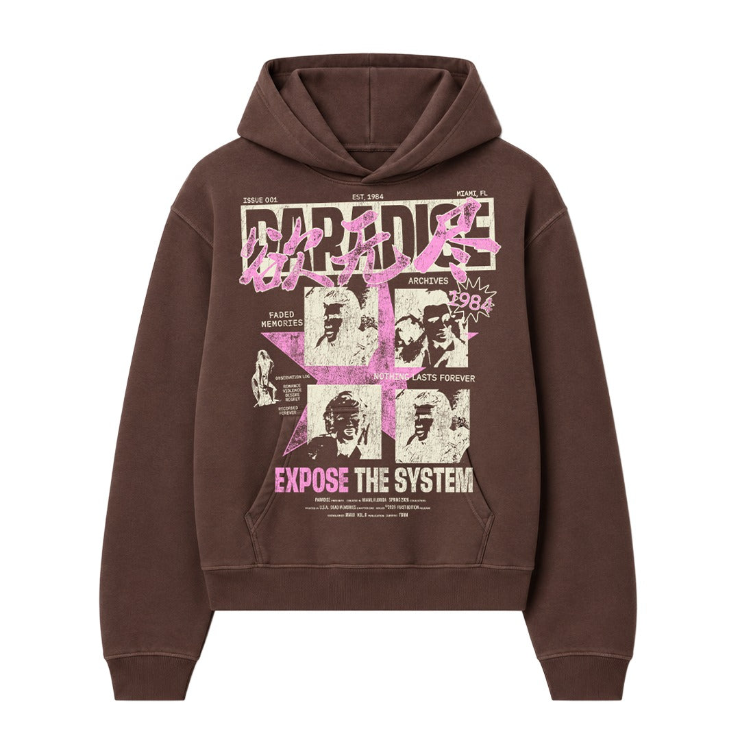 Broken Melodies Hoodie - Brown