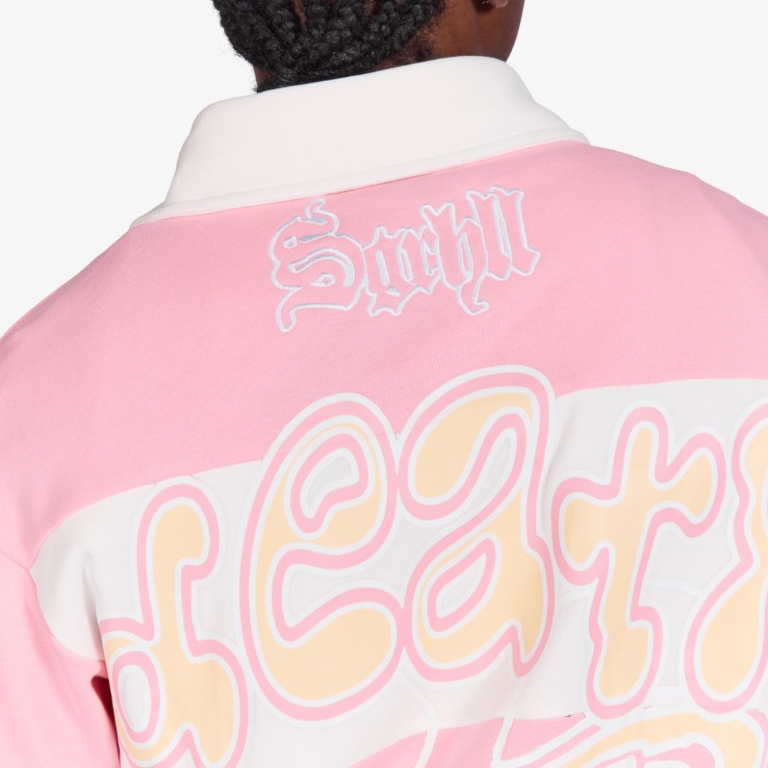 "TOGETHER" POLO (PINK/WHITE)
