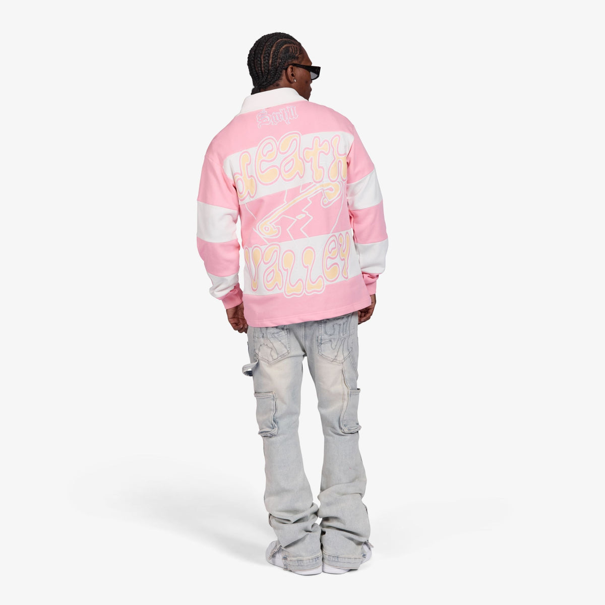 "TOGETHER" POLO (PINK/WHITE)