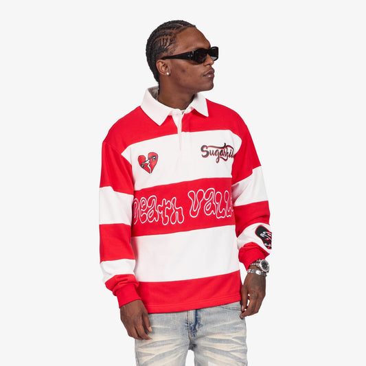 "TOGETHER" POLO (RED/WHITE)