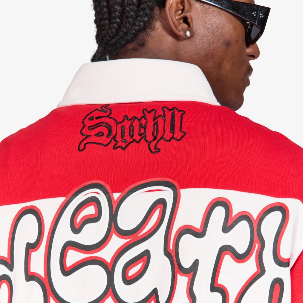 "TOGETHER" POLO (RED/WHITE)