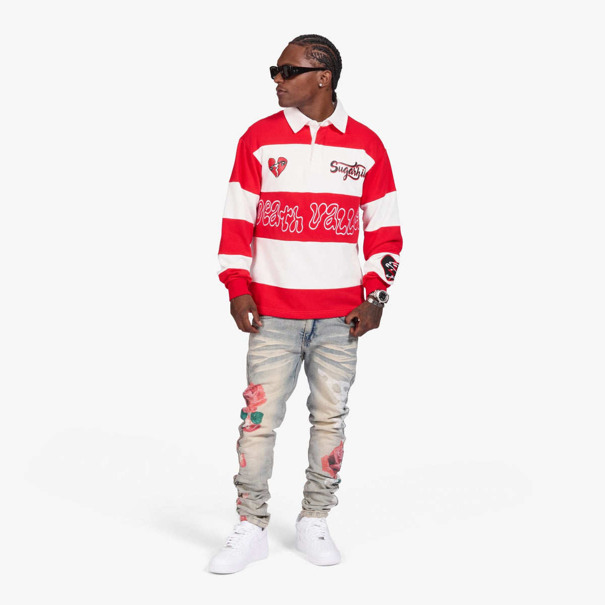 "TOGETHER" POLO (RED/WHITE)