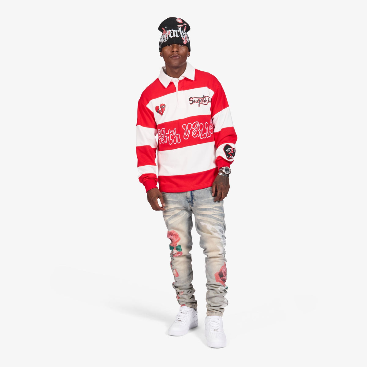 "TOGETHER" POLO (RED/WHITE)