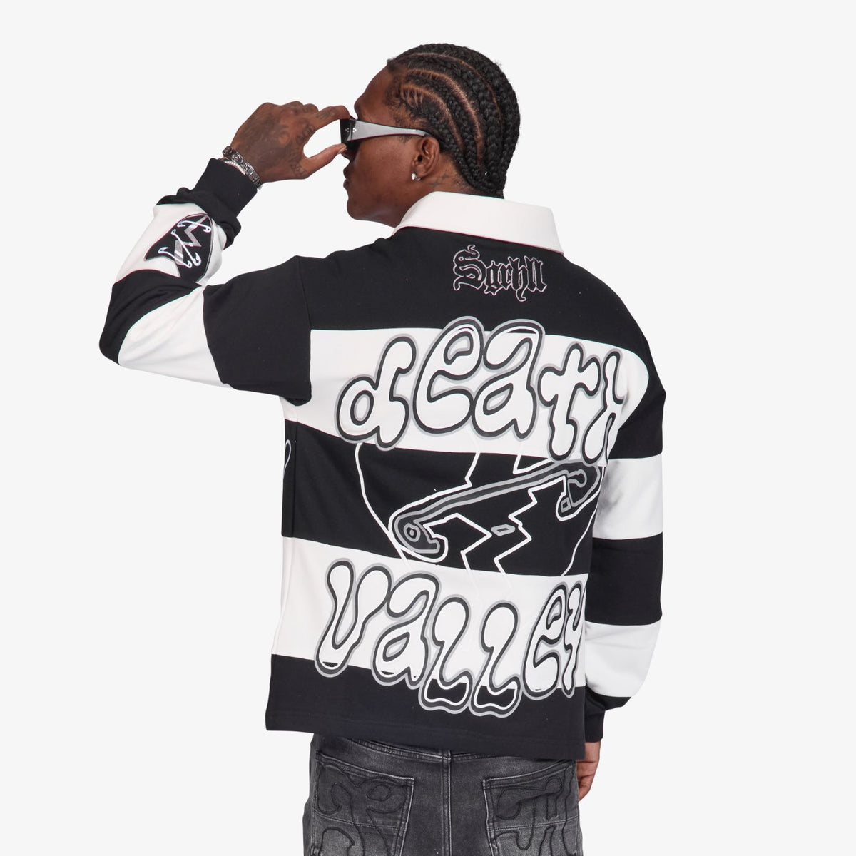 "TOGETHER" POLO (BLACK/WHITE)
