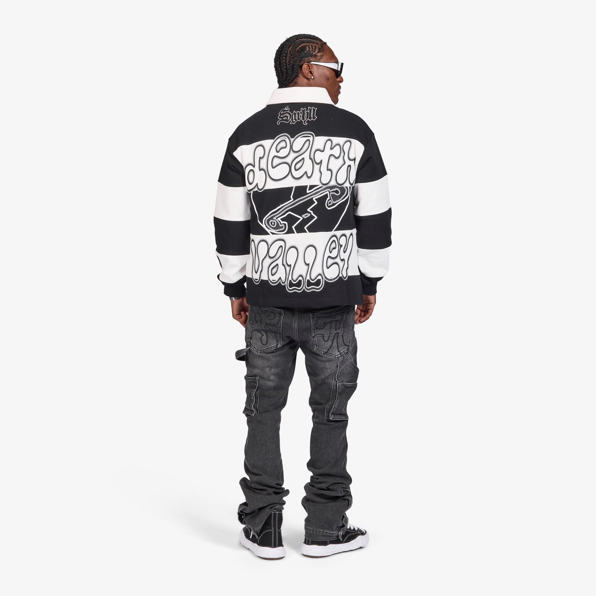 "TOGETHER" POLO (BLACK/WHITE)