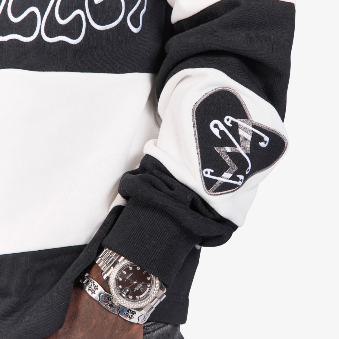 "TOGETHER" POLO (BLACK/WHITE)