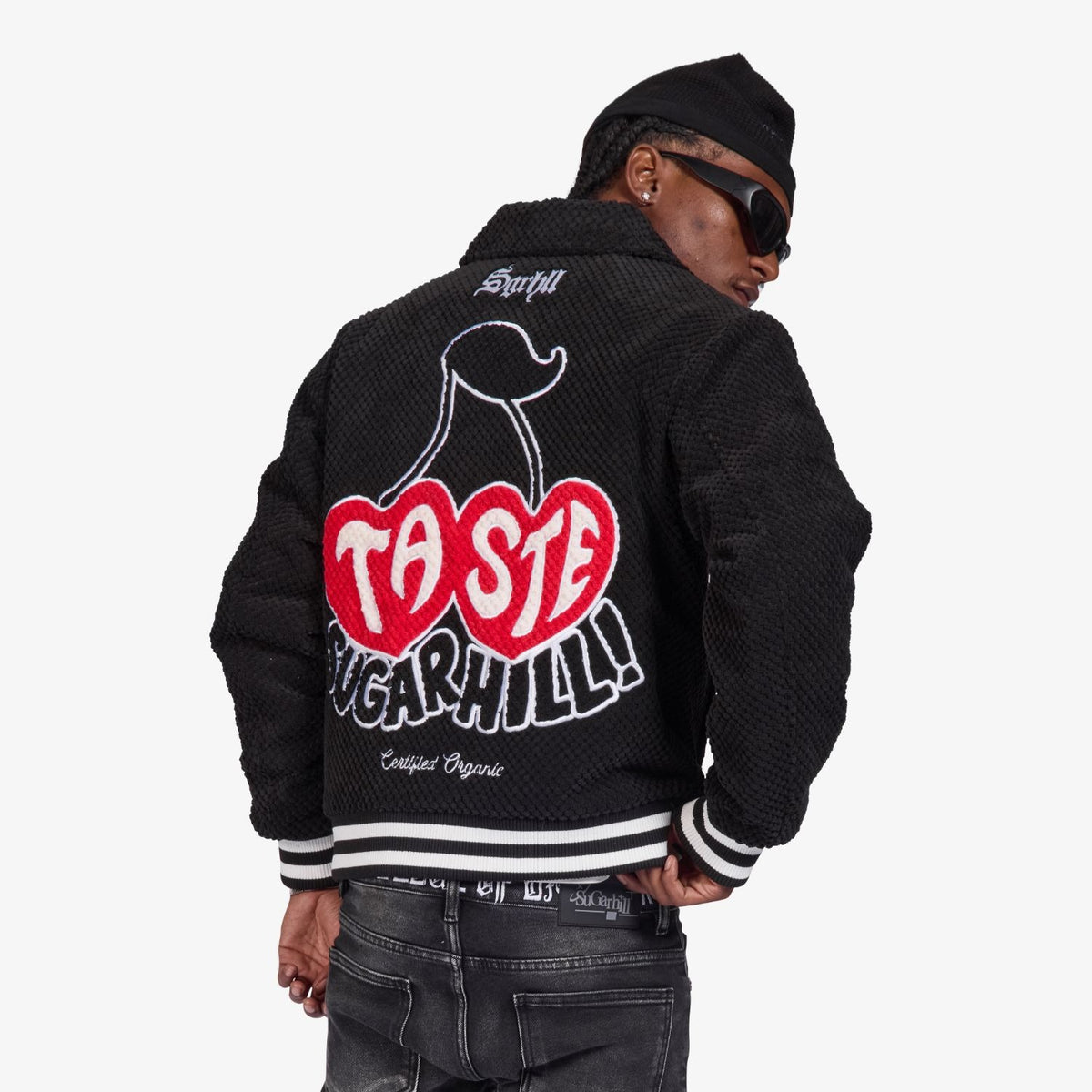 "CHERRY" JACKET (BLACK)