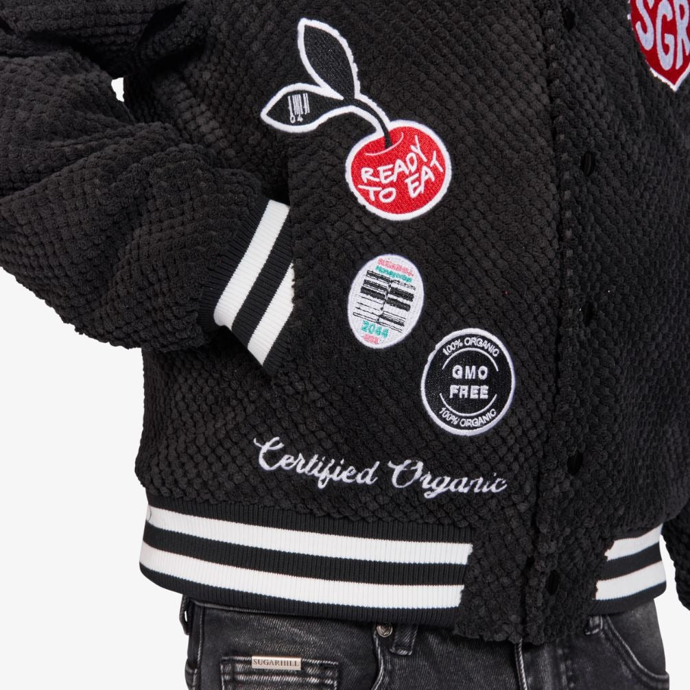 "CHERRY" JACKET (BLACK)