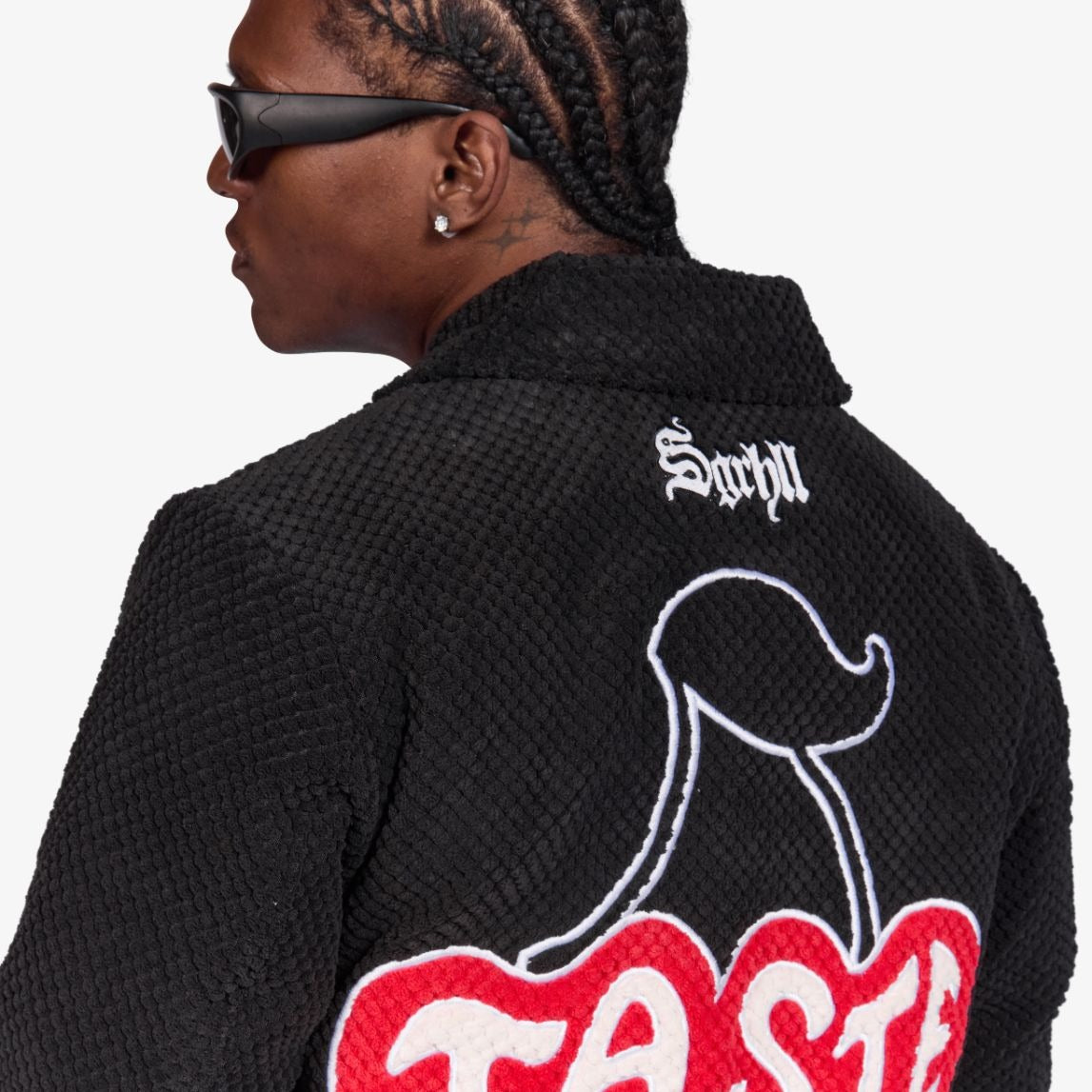 "CHERRY" JACKET (BLACK)