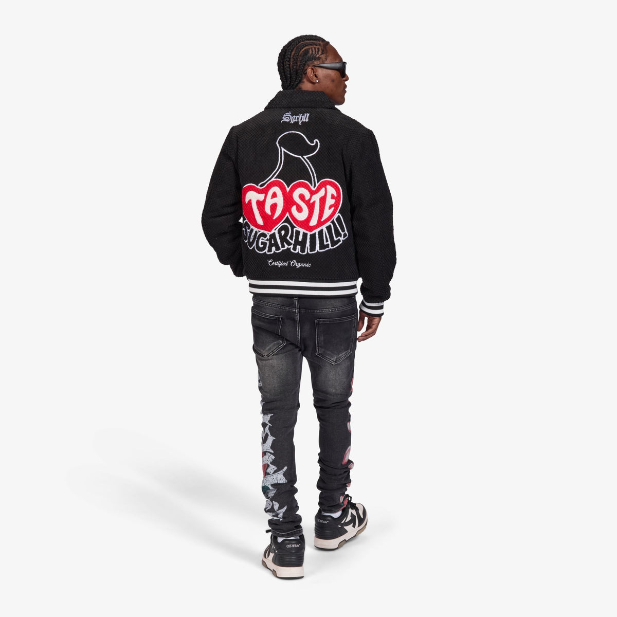 "CHERRY" JACKET (BLACK)