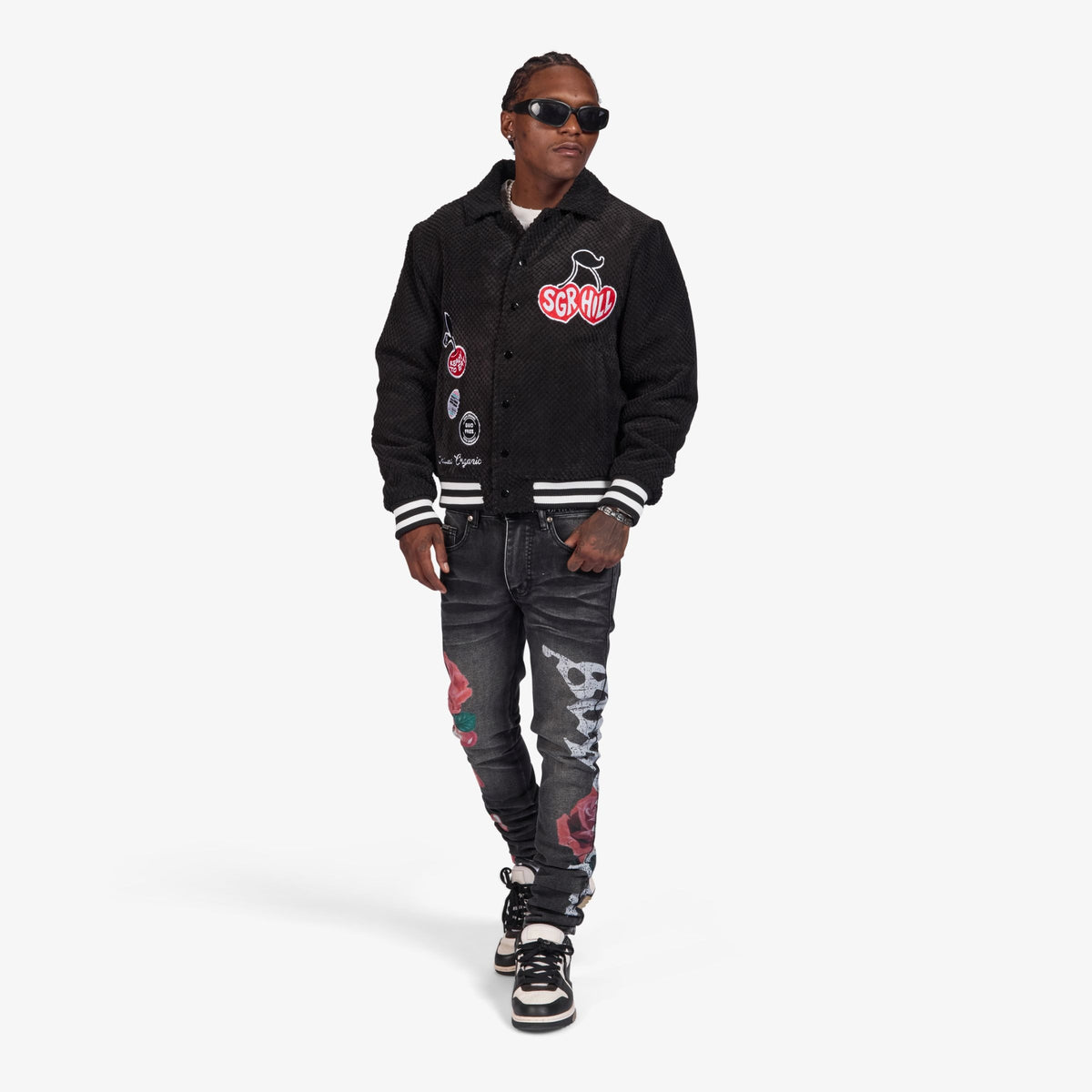 "CHERRY" JACKET (BLACK)