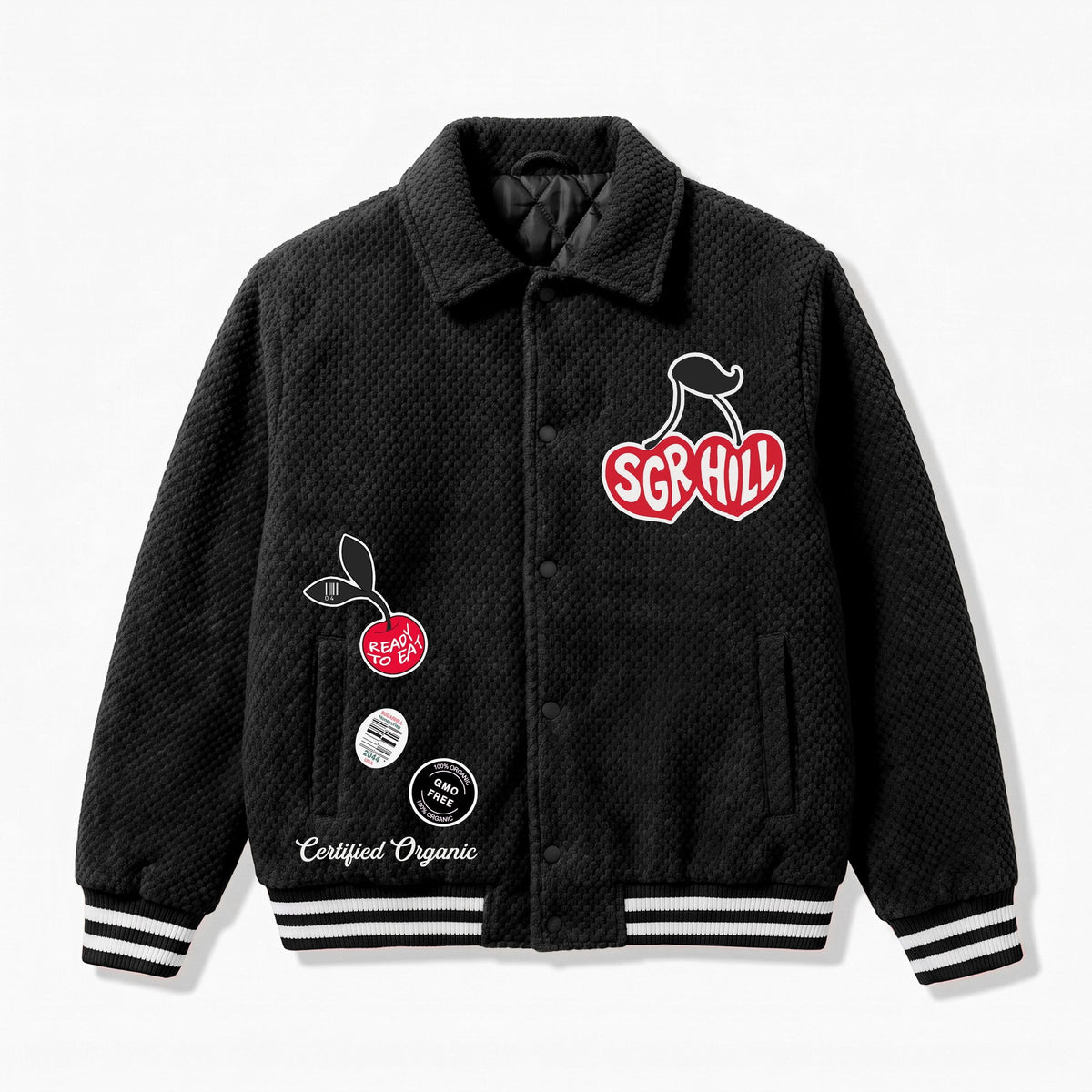 "CHERRY" JACKET (BLACK)