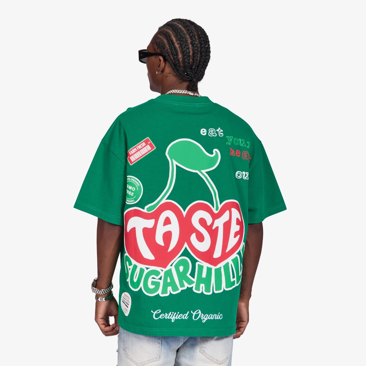 "CHERRY" T-SHIRT (GREEN)