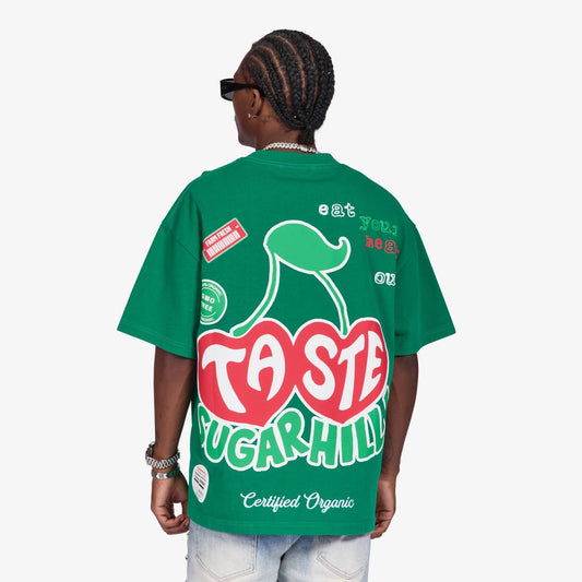 "CHERRY" T-SHIRT (GREEN)