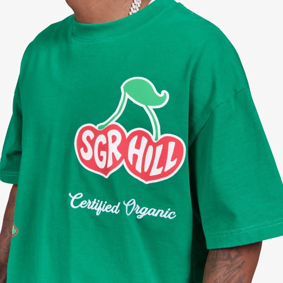 "CHERRY" T-SHIRT (GREEN)