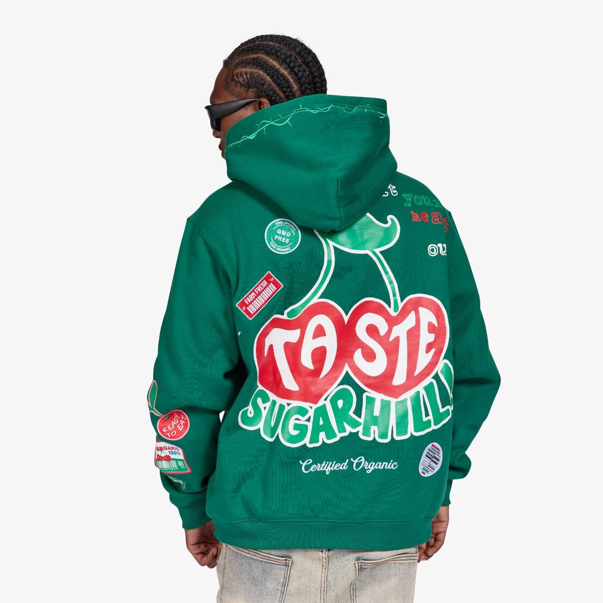 "CHERRY" HOODIE (GREEN)