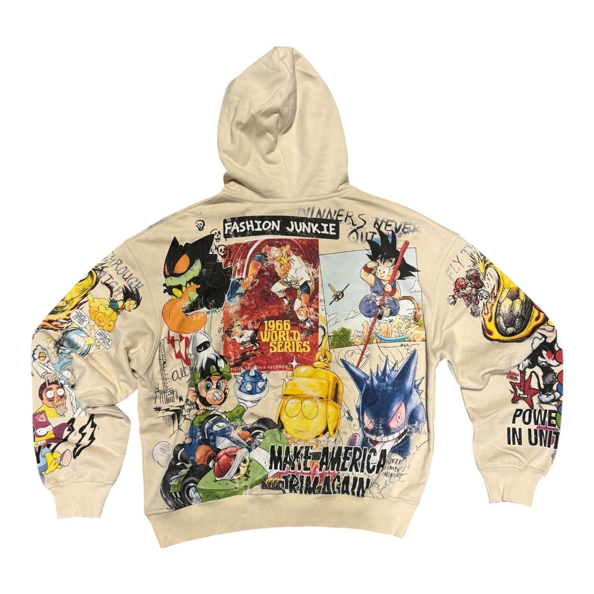 "Unity" Zip Up Beige