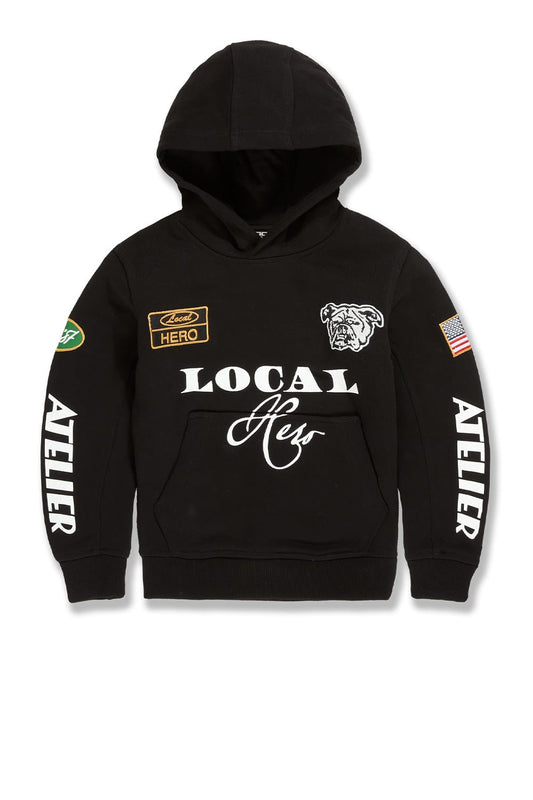 Kids Atelier Pullover Hoodie (Black)