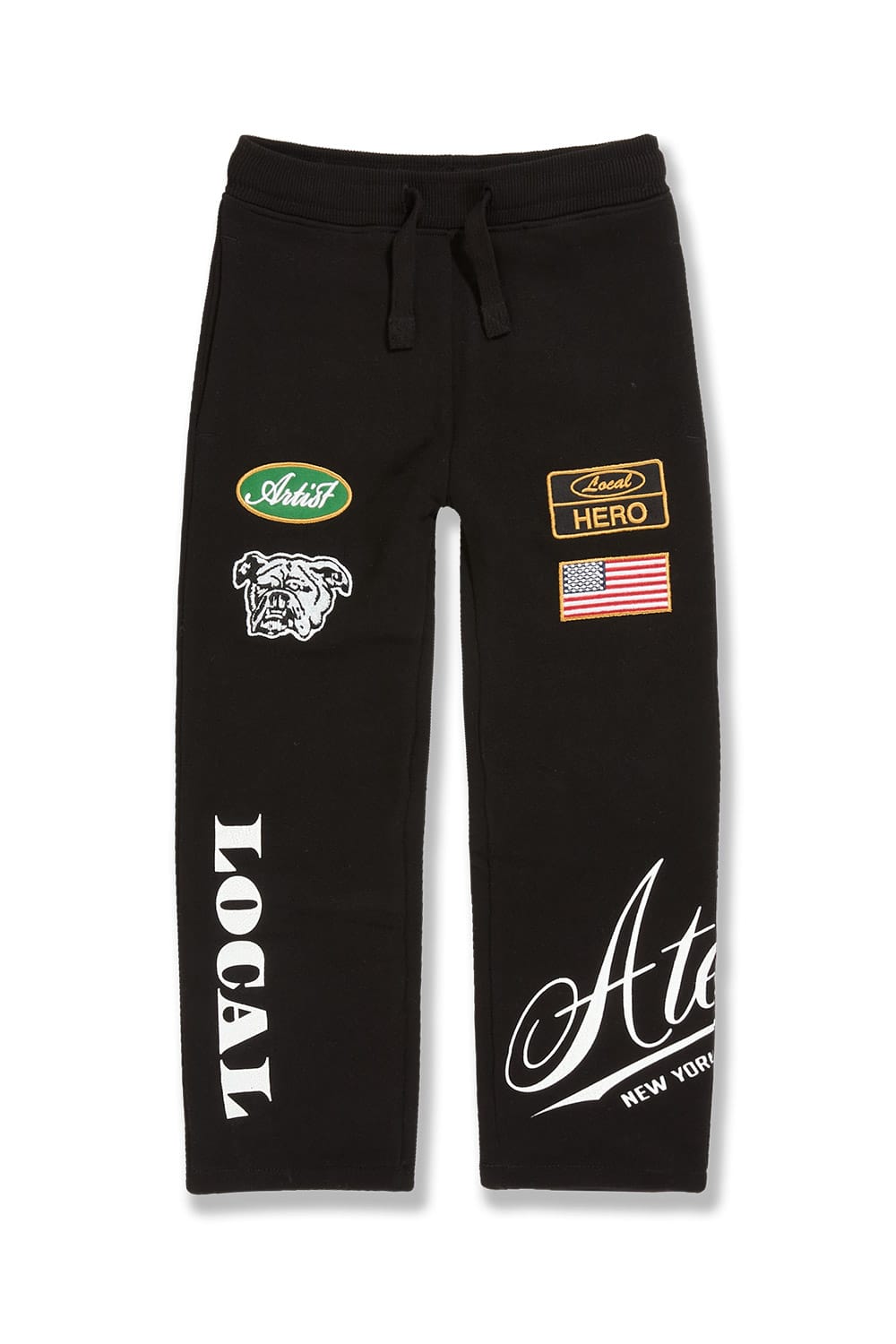 Kids Atelier Loose Fit Sweatpants (Black)