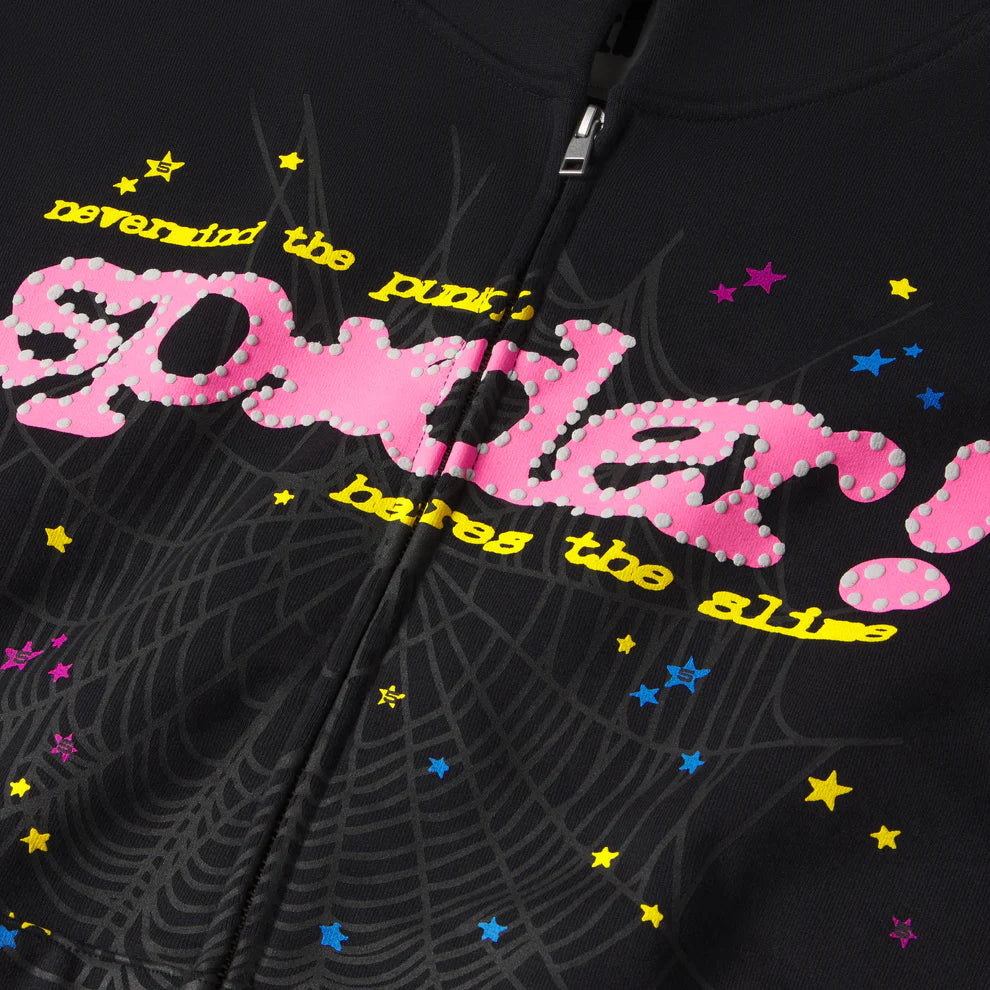PUNK V2 ZIP UP-Spider hoodie
