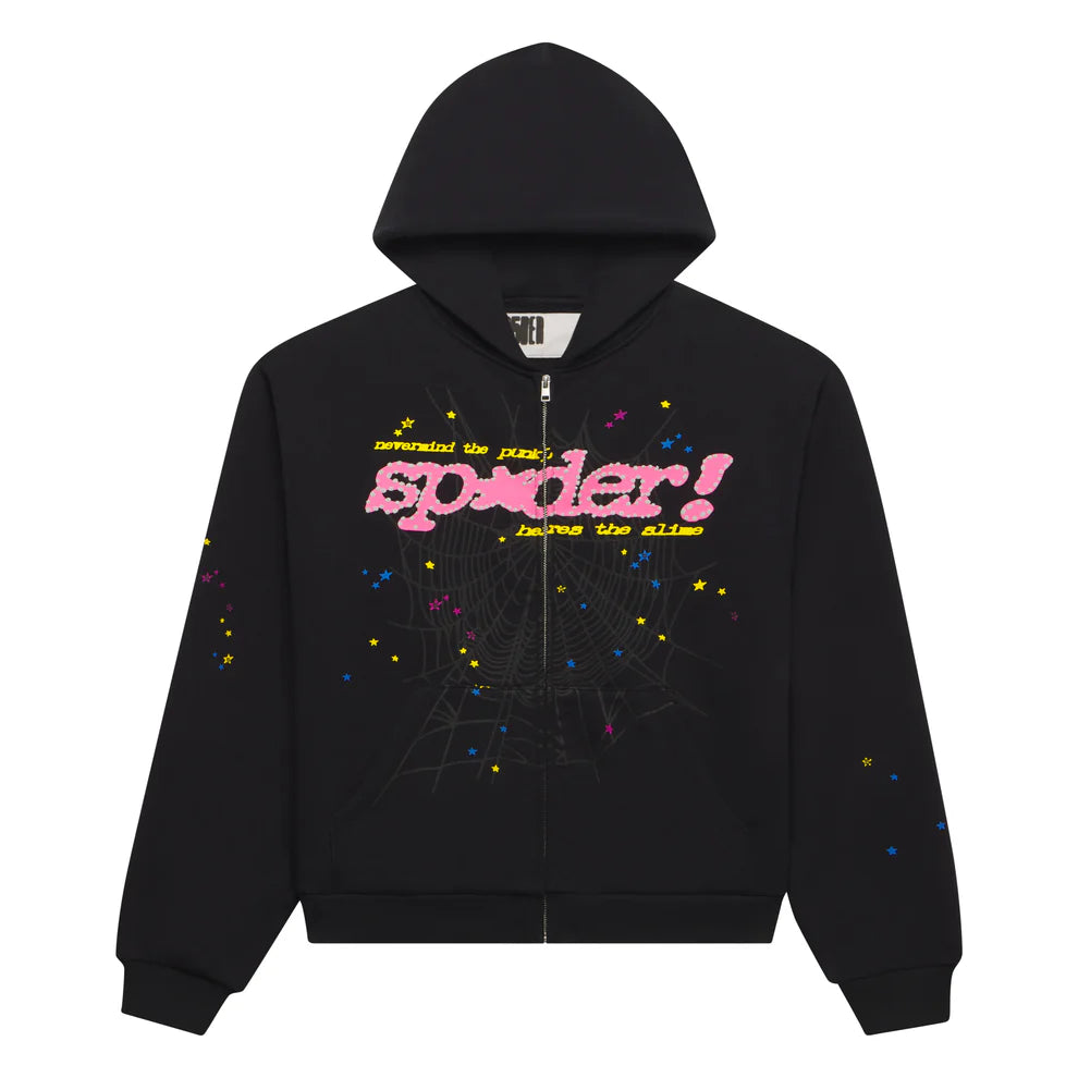 PUNK V2 ZIP UP-Spider hoodie