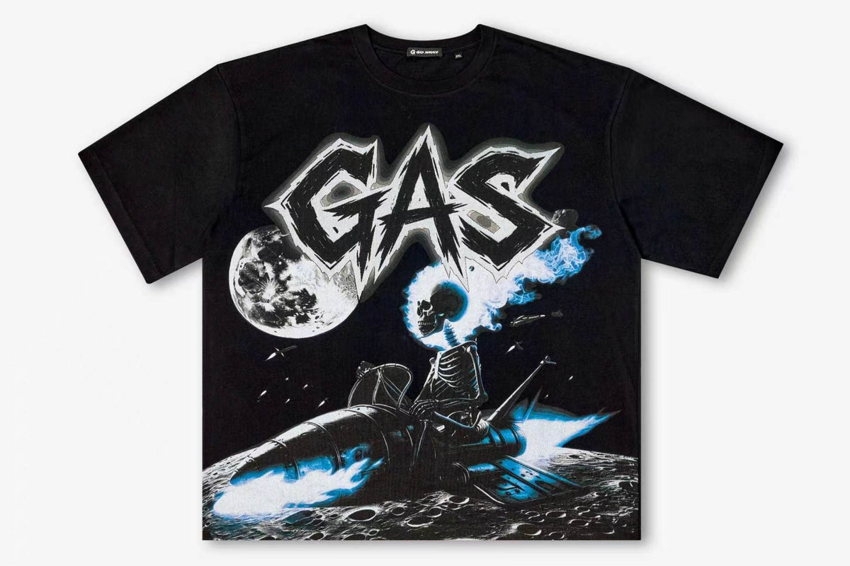 Rocket Skeleton Tee - Black