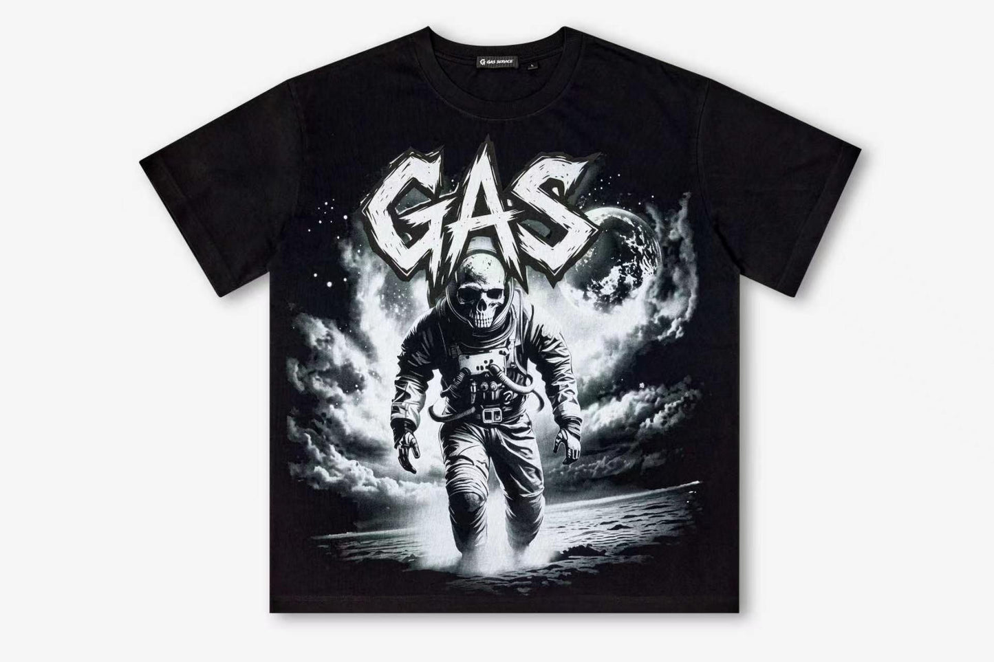 Astronaut Skull Tee - Black