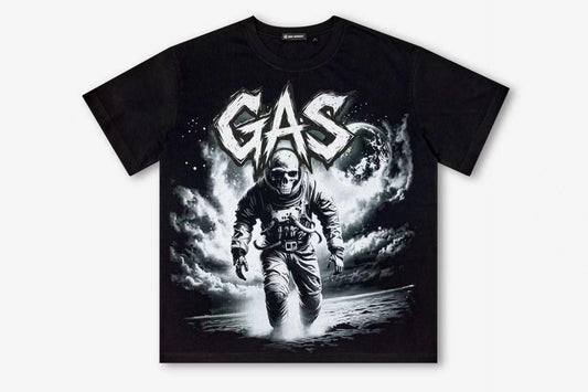 Astronaut Skull Tee - Black