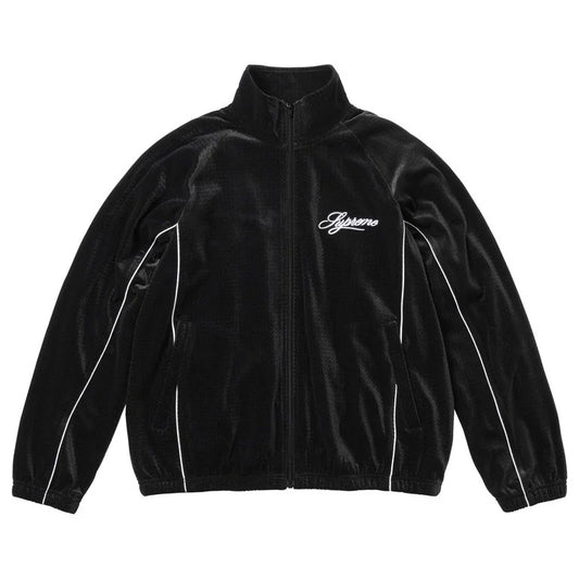 Velour Mesh Track Jacket