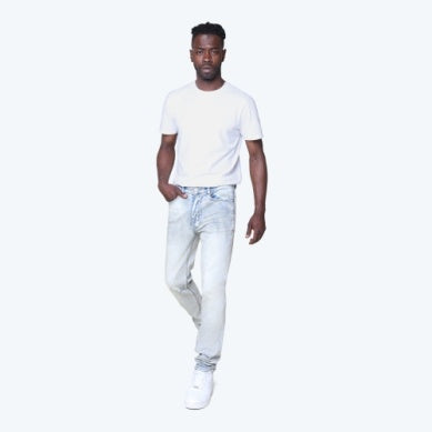 VINTAGE WASHED PLAIN JEANS