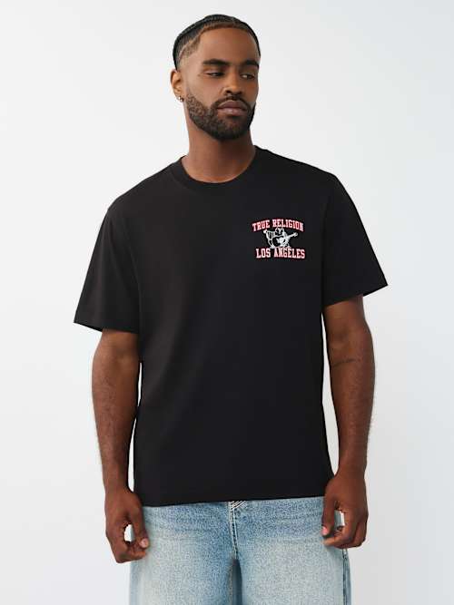 SS MESH PRINT BUDDHA TEE