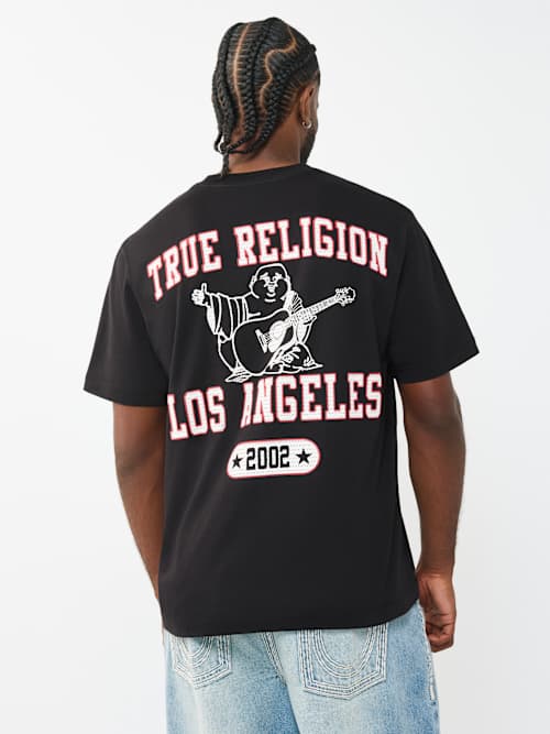 SS MESH PRINT BUDDHA TEE