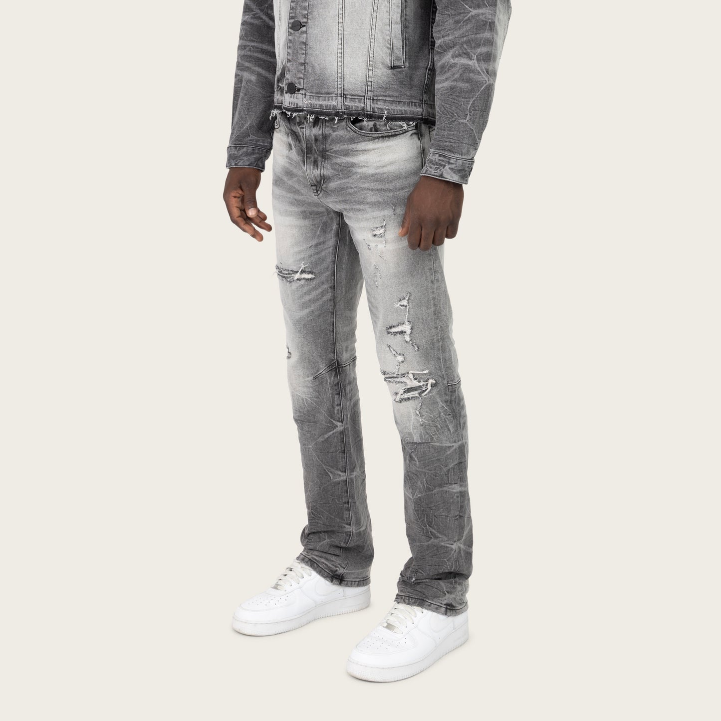 HEAVY WHISKER EFFECT JEAN